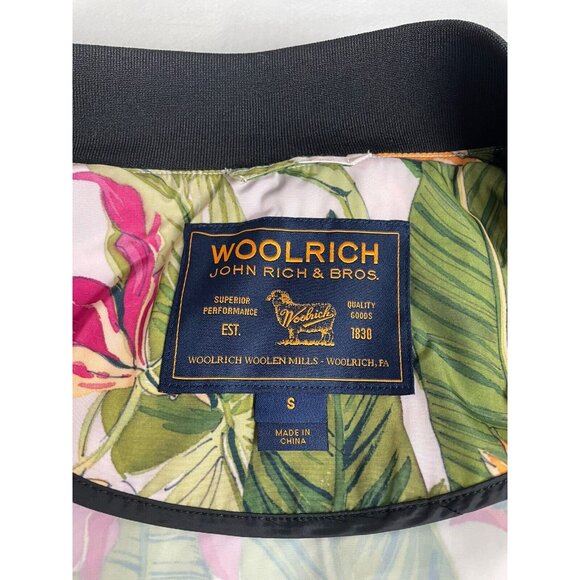 Woolrich Chemung Bomber Jacket Womens Size S Tropical NWT - Picture 8 of 12